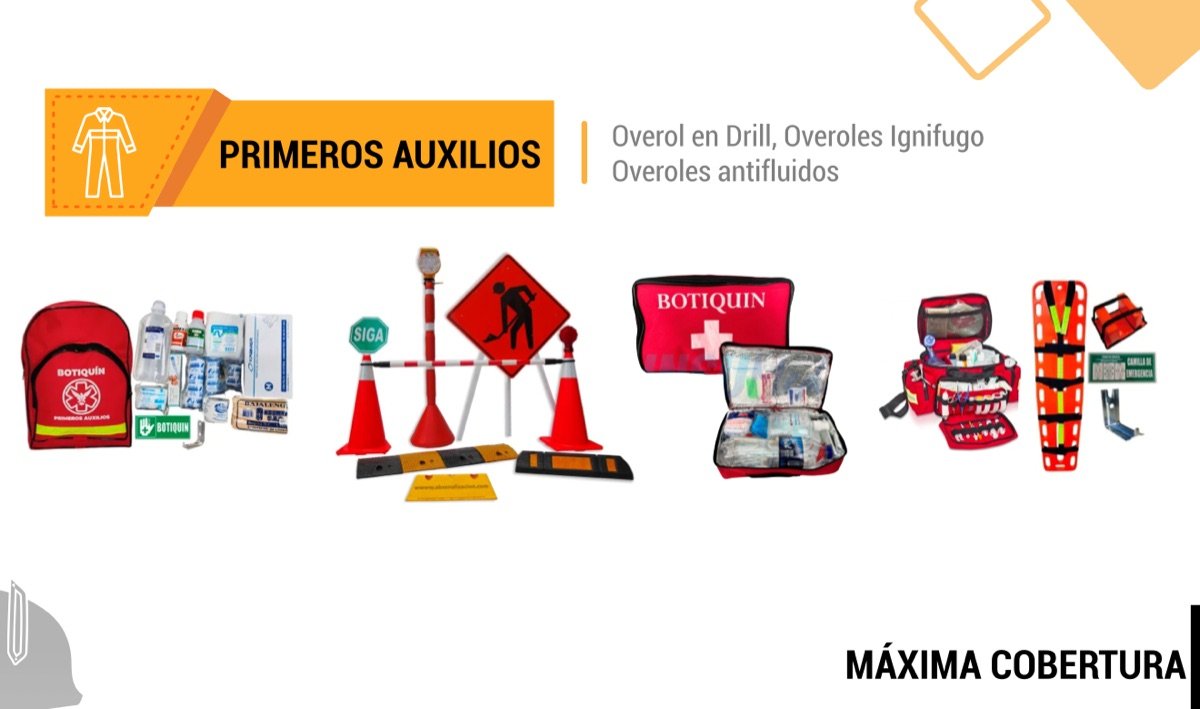 Equipos de emergencia y primeros auxilios