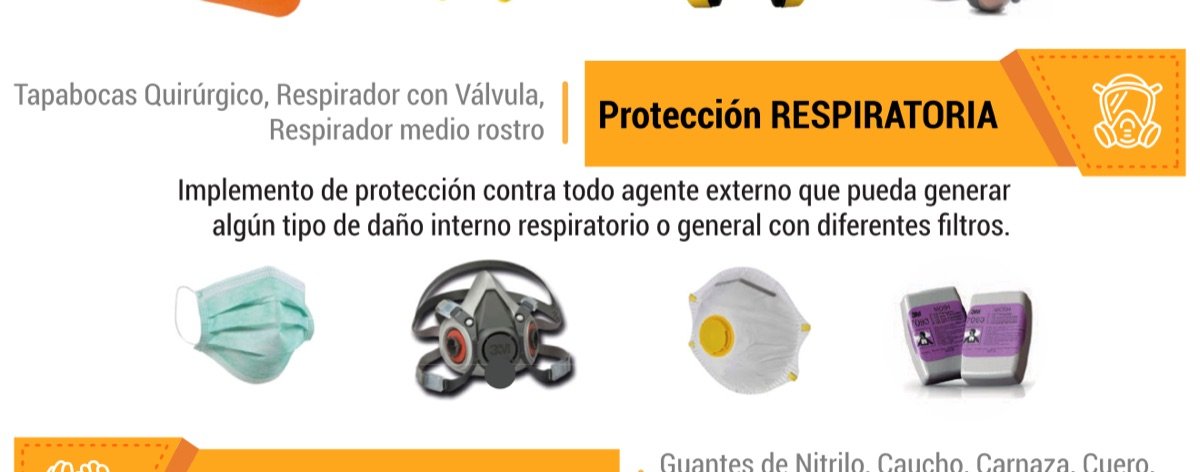 Respiradores y mascarillas